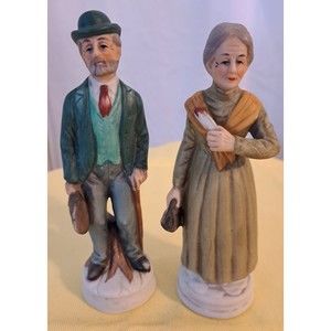 Fbia 6 In Old Man And Woman Figureines